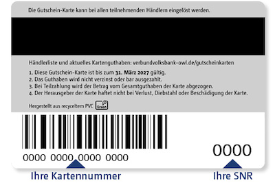 Gutscheinkarte